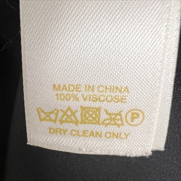 Kate Spade Black V-Neck Sleeveless Ruffle Knit Tank Top Size 2 - Picture 6 of 6